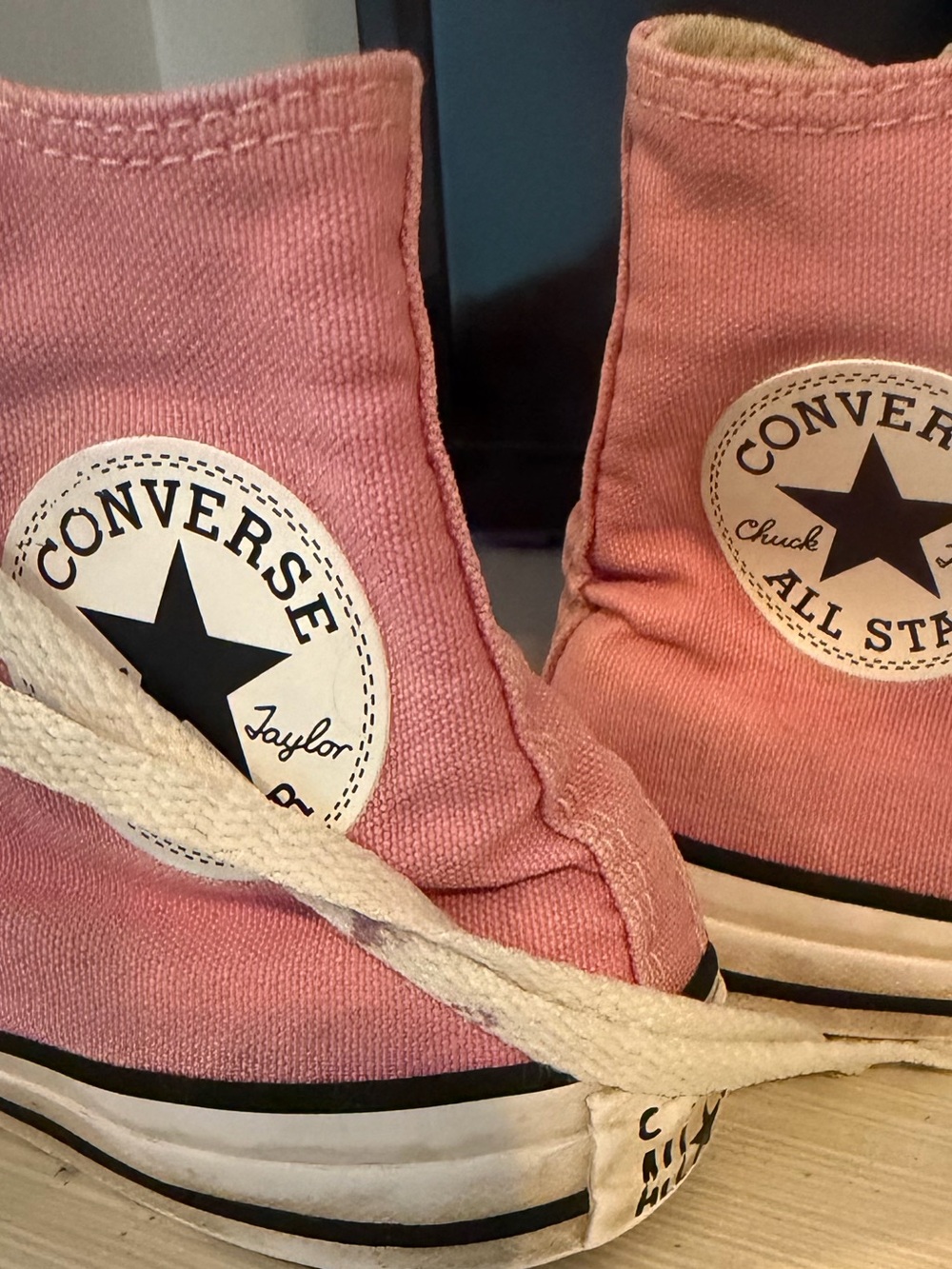 Converse Pink High-Top Sneakers